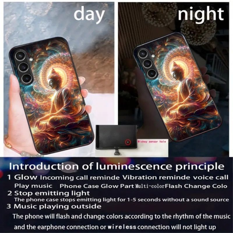 Puhelinkuoret Samsung Galaxy A16 5g Soita Flash-sarja Värikkäälle Buddhalle