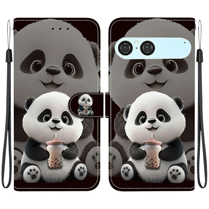 Kotelot Sony Xperia 10 Vii Panda Tuttipullon Kanssa