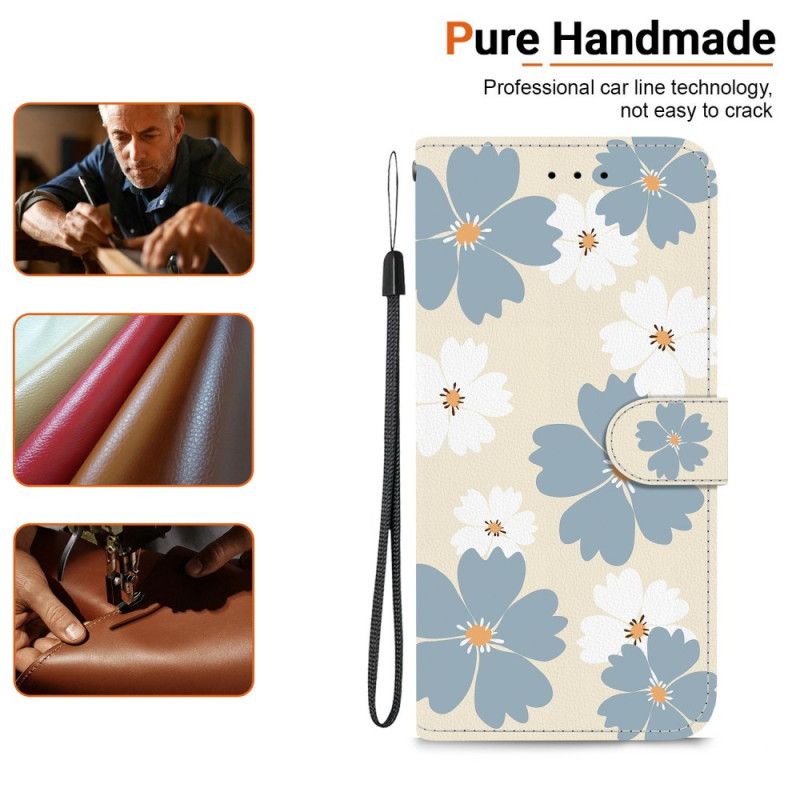 Kotelot Sony Xperia 10 Vii Sinisiä Päivänkakkaroita