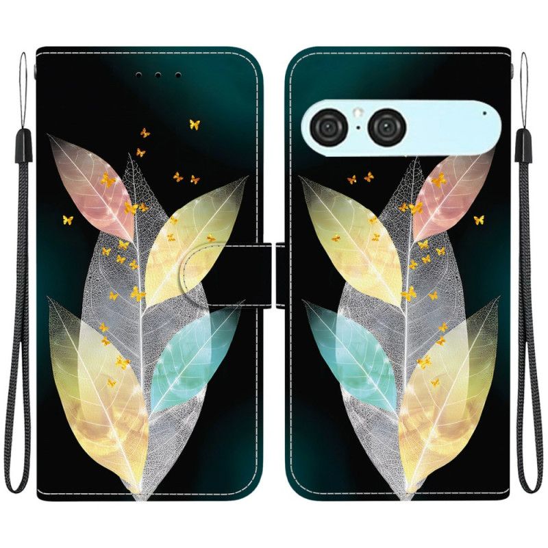 Kotelot Sony Xperia 10 Vii Värikkäitä Lehtiä Suojakuori