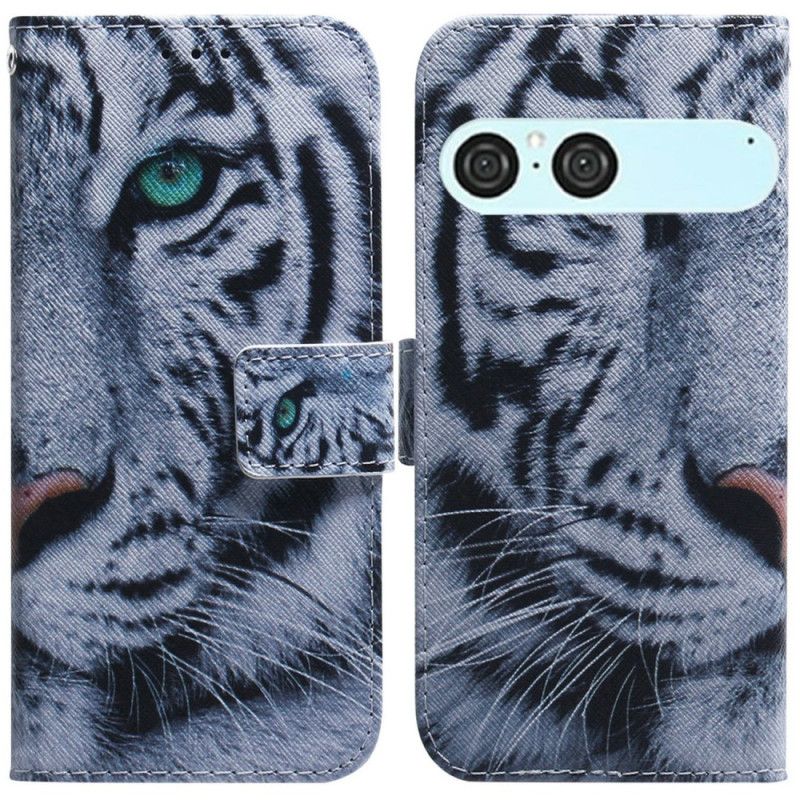 Kotelot Sony Xperia 10 Vii Valkoinen Tiikeri Suojakuori