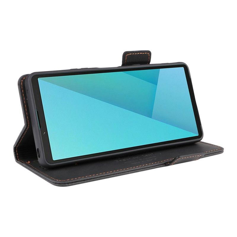 Kuoret Sony Xperia 10 Vii Retro Mokkanahkakuvio