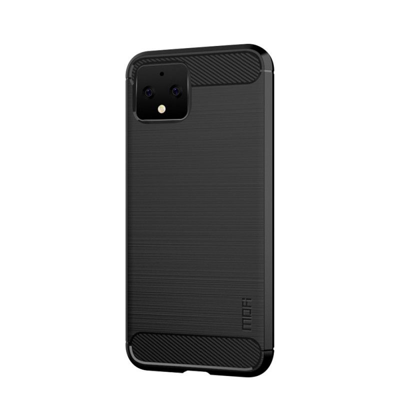 Case Kuoret Google Pixel 4 Harmaa Musta Puhelinkuoret Mofi Harjattu Hiilikuitu