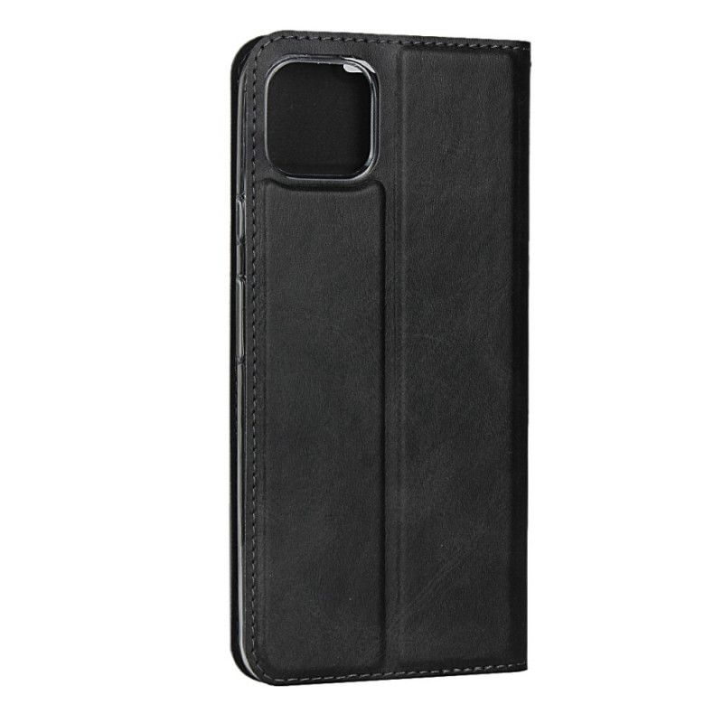 Flip Kotelot Google Pixel 4 Musta Puhelinkuoret Pehmeä Nahkatyyli Hihnalla