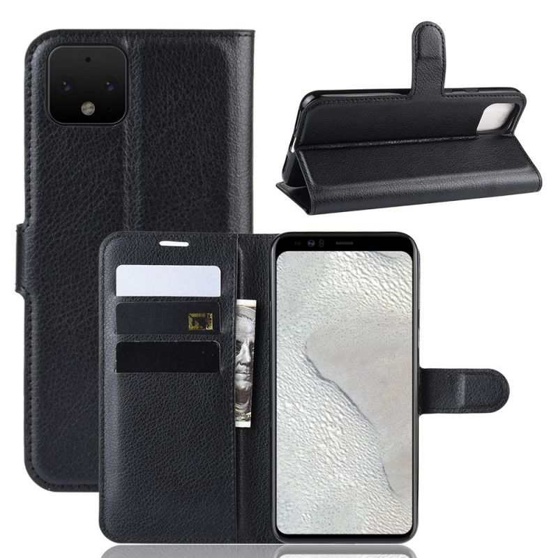 Suojakuori Google Pixel 4 Valkoinen Musta Klassikko