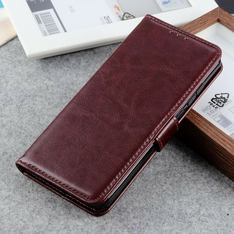 Flip Kotelot Asus Zenfone 8 Faux Leather Finesse Suojakuori
