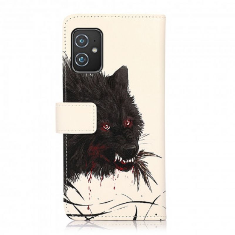 Flip Kotelot Asus Zenfone 8 Hungry Wolf