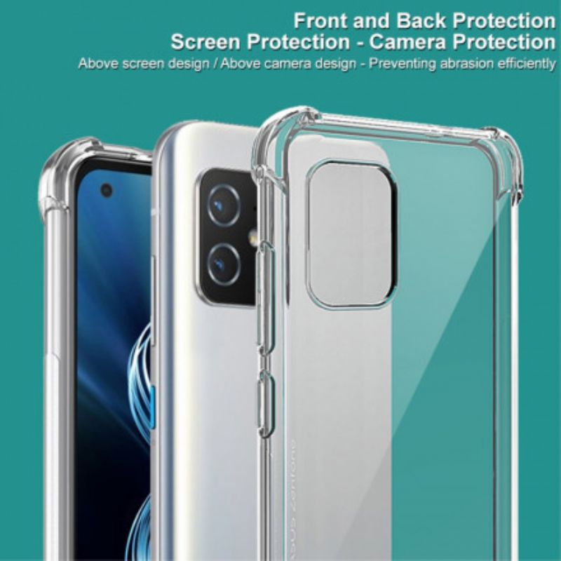 Kuori Asus Zenfone 8 Läpinäkyvä Silky Imak Suojakuori