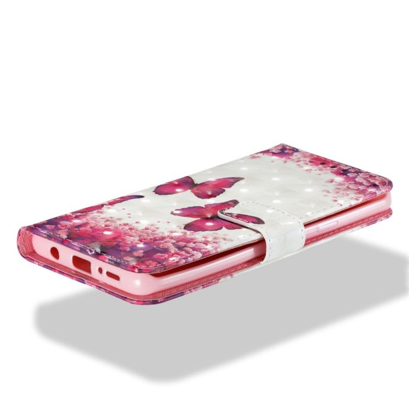 Kotelot Samsung Galaxy S9 Plus 3D Punaiset Perhoset