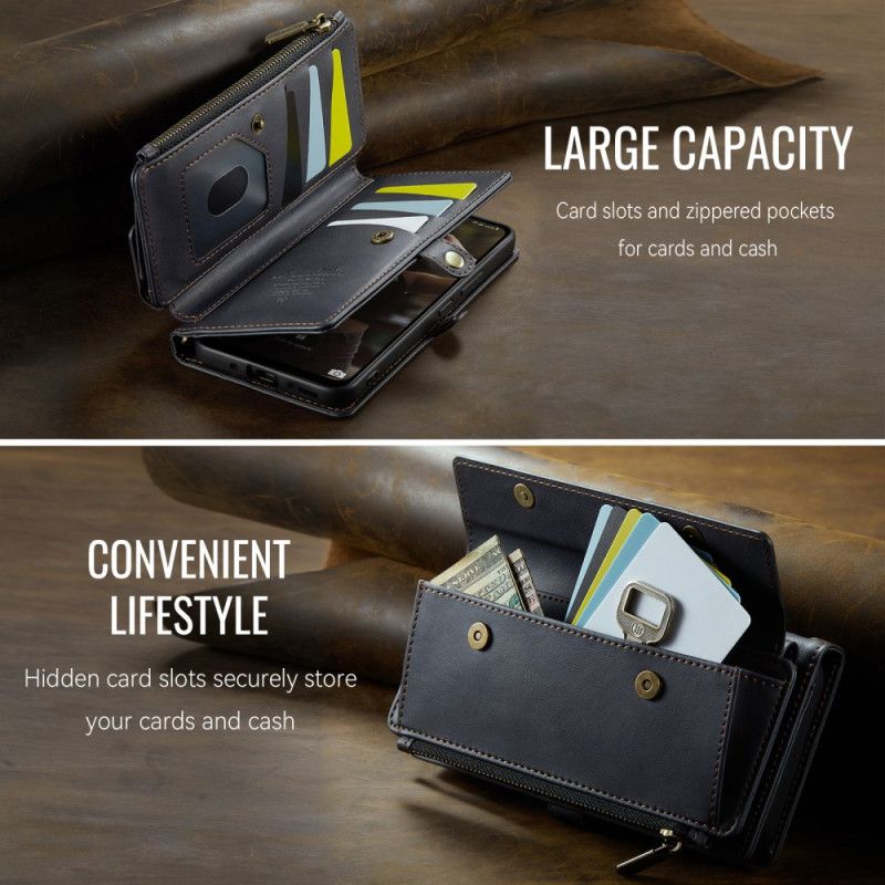 Kotelot Samsung Galaxy A17 4g / 5g Caseme Mokkanahkakuvioinen Lompakko