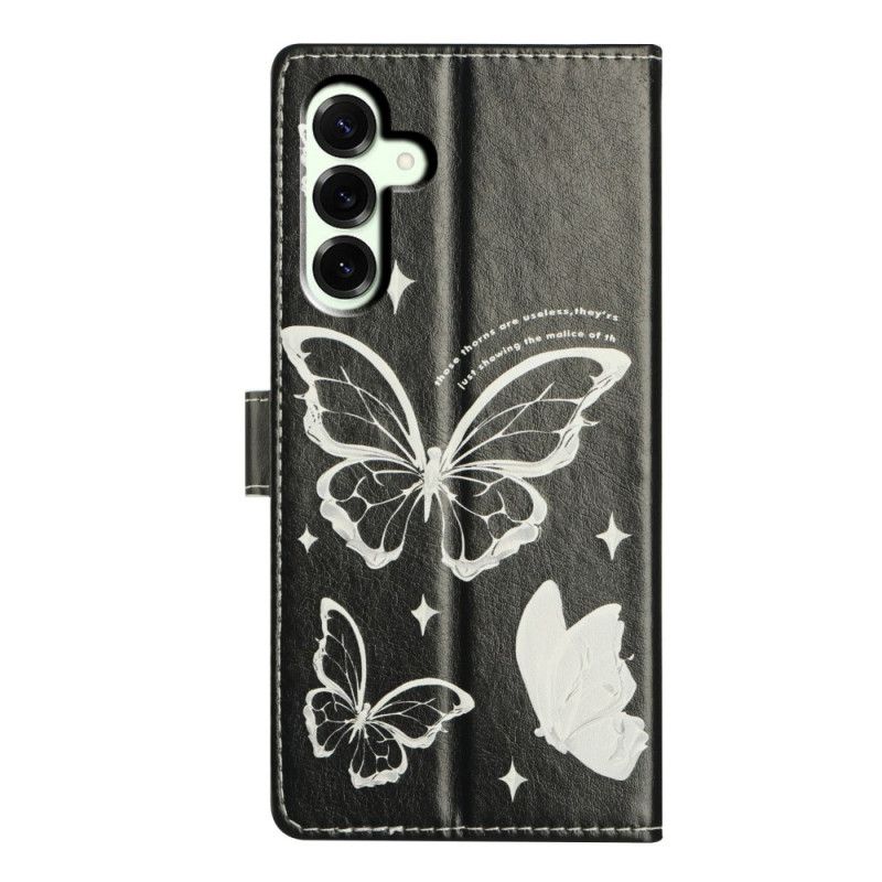 Kotelot Samsung Galaxy A17 4g / 5g Mustavalkoisia Perhosia Suojakuori