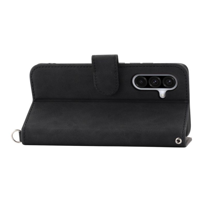 Kotelot Samsung Galaxy A17 4g / 5g Puhelinkuoret Pitsimäinen Mokkanahkakuvioinen Lompakko