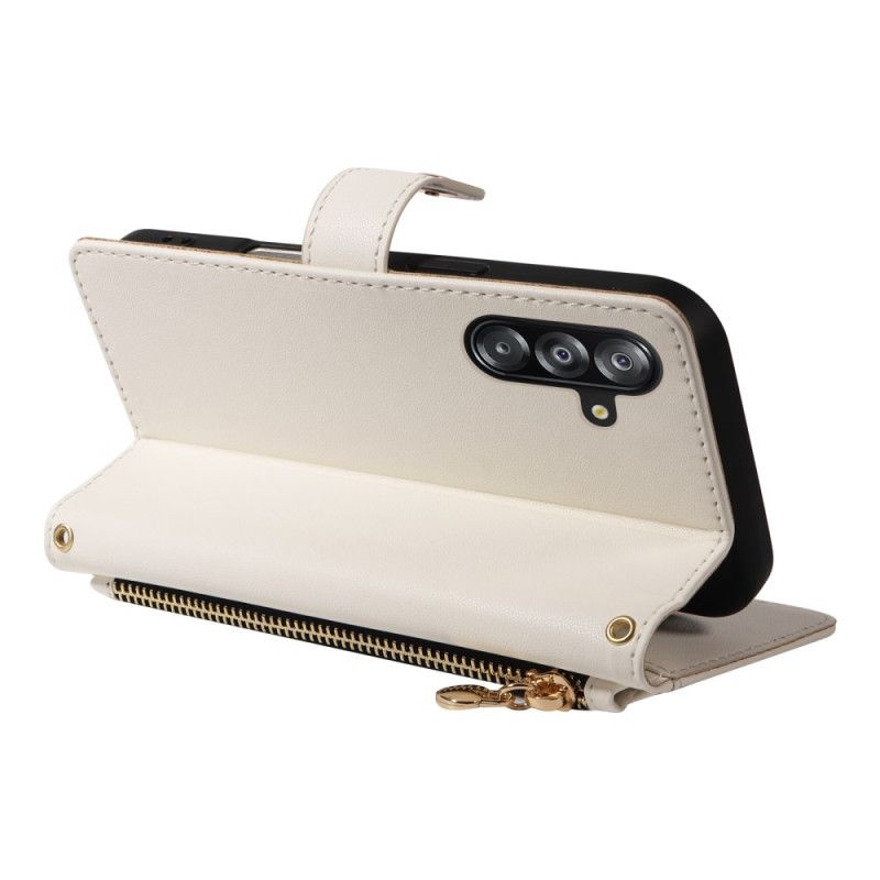 Kotelot Samsung Galaxy A17 4g / 5g Tikattu Hihnalla Ja Olkahihna Suojakuori