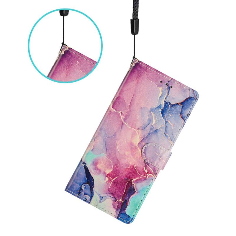 Kotelot Samsung Galaxy A17 4g / 5g Vihreä Ja Vaaleanpunainen Marmori Suojakuori