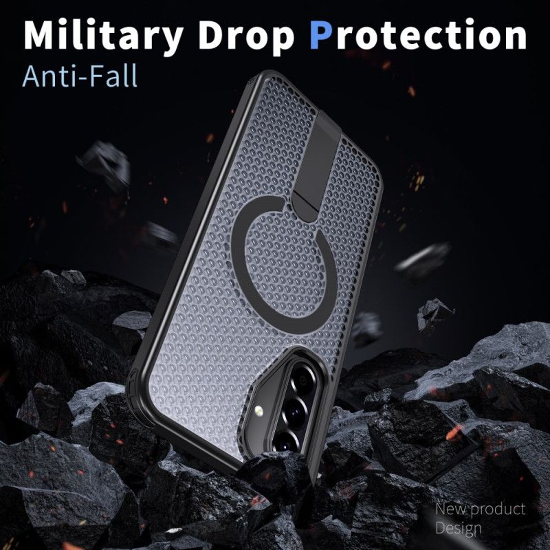 Kuori Samsung Galaxy A17 4g / 5g Magneettinen Ruudukkokuviointi Suojakuori