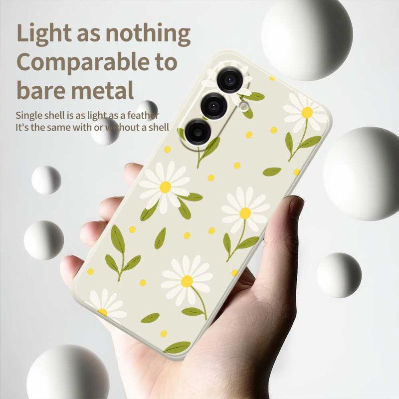 Kuori Samsung Galaxy A17 4g / 5g Valkoiset Kukat