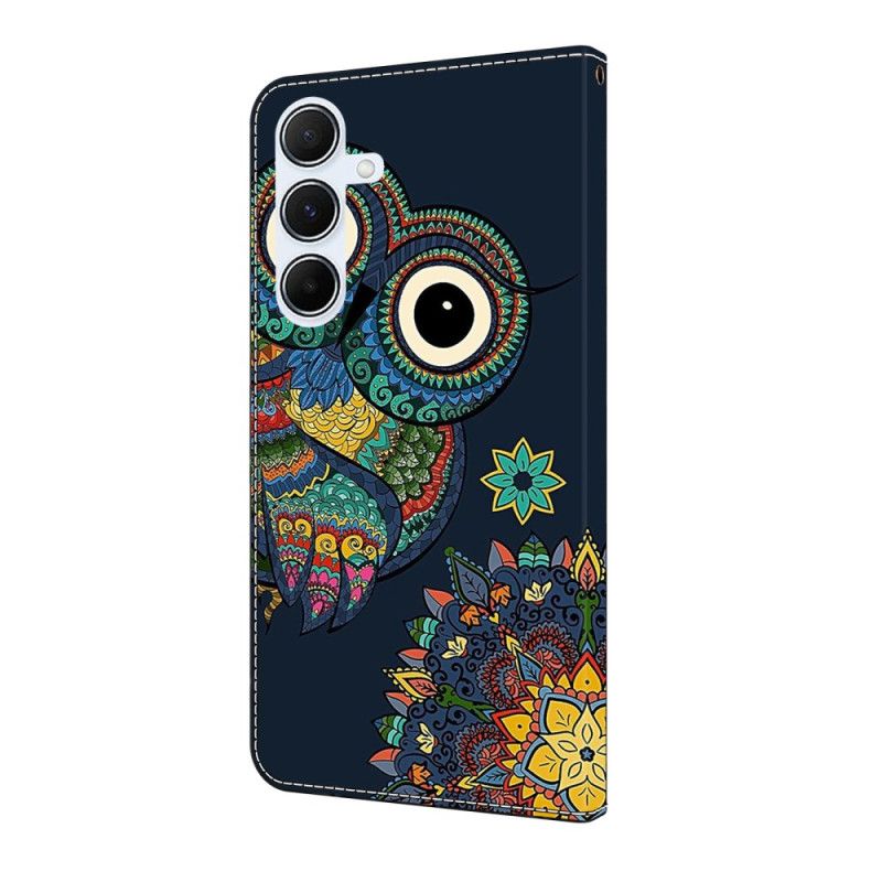 Nahkakotelo Samsung Galaxy A17 4g / 5g Mandala-pöllö