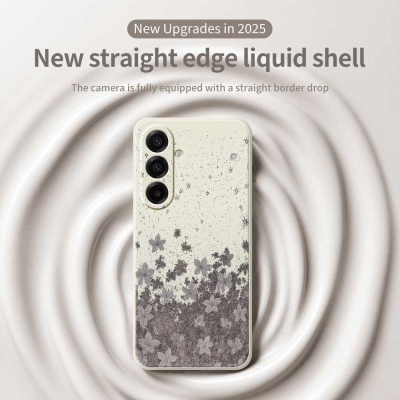 Puhelinkuoret Samsung Galaxy A17 4g / 5g Harmaa Kukkakuvio