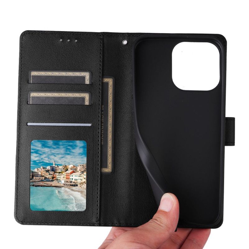 Kuoret Realme Note 60 Yksivärinen Nahkajäljitelmä