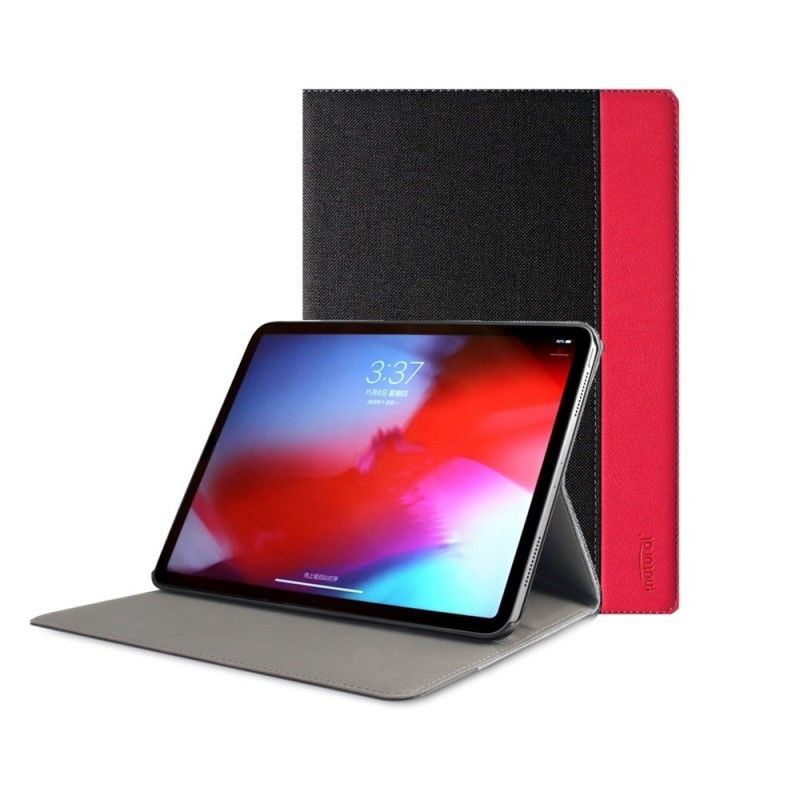 Suojakuori iPad Pro 11" (2018) (2020) Ruskea Musta Muurauskangas Ja Tekonahka