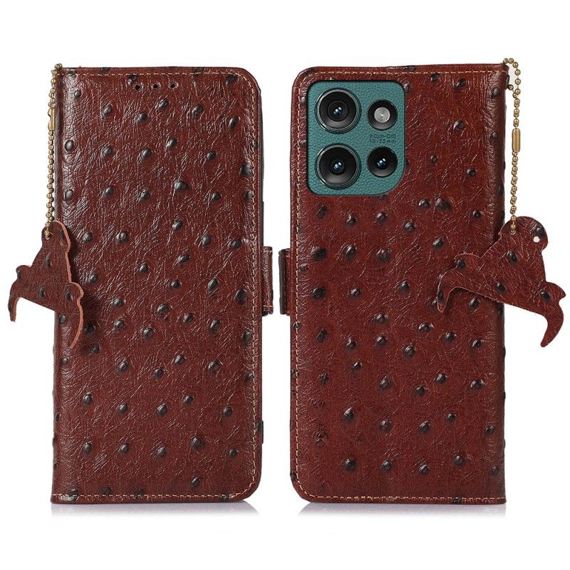 Kuoret Motorola Edge 50 Neo Aito Rfid-nahka