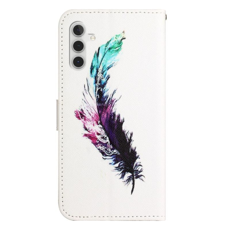 Kotelot Samsung Galaxy S24 Fe Höyhen Hihnalla