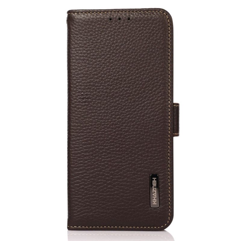 Kuoret Samsung Galaxy S24 Fe Nahkaa Rfid-estolla Khazneh