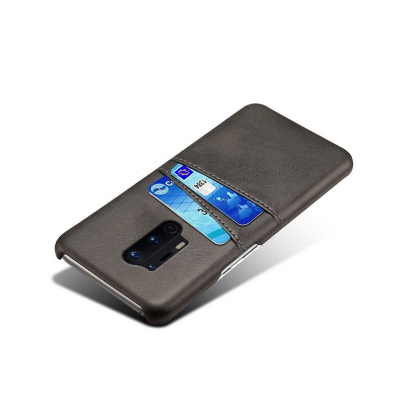 Kuori OnePlus 8 Pro Harmaa Musta Kortin Haltija