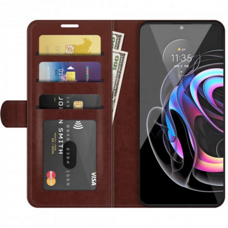 Flip Kotelot Motorola Edge 20 Pro Faux Leather Ultra