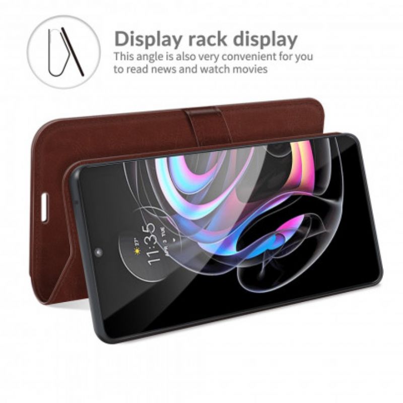 Flip Kotelot Motorola Edge 20 Pro Faux Leather Ultra
