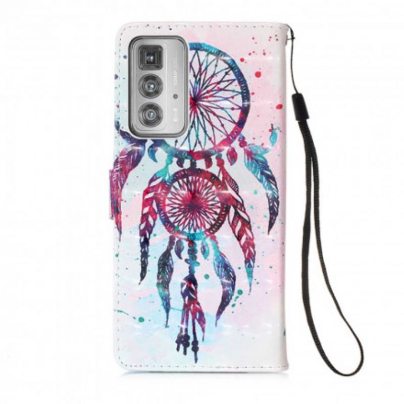 Flip Kotelot Motorola Edge 20 Pro Watercolour Dream Catcher