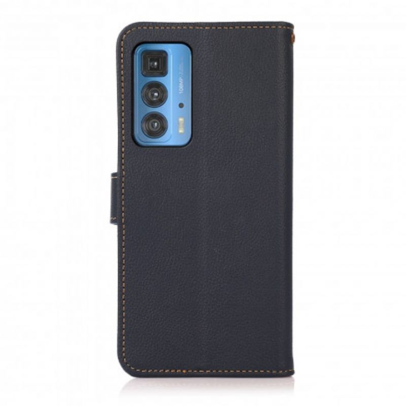Kotelot Motorola Edge 20 Pro Aito Nahka Khazneh Rfid
