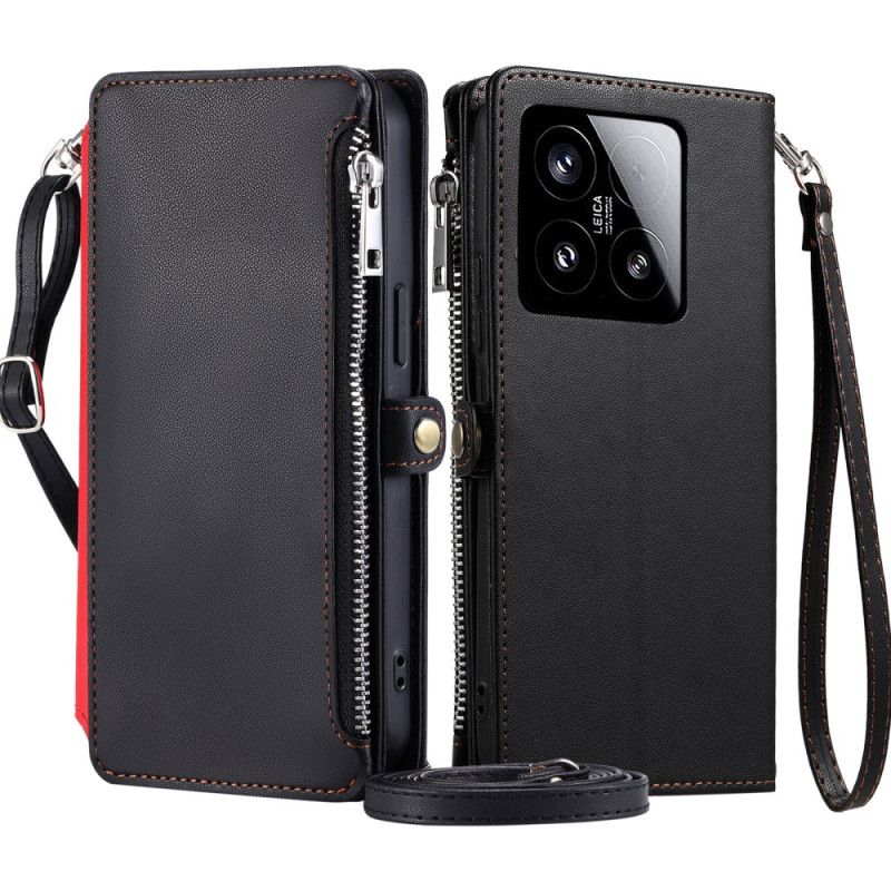 Kotelot Xiaomi 15 Kolikkokukkaro Ja 8 Korttipaikkaa