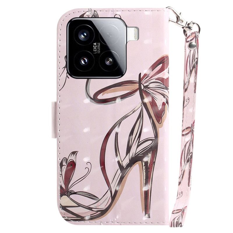 Kotelot Xiaomi 15 Korkokenkä Kaulanauhalla