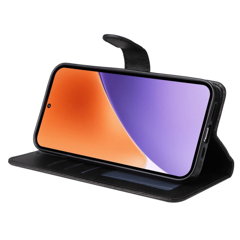 Kotelot Xiaomi 15 Puhelinkuoret Yksivärinen Nahkakuvioinen Hihna