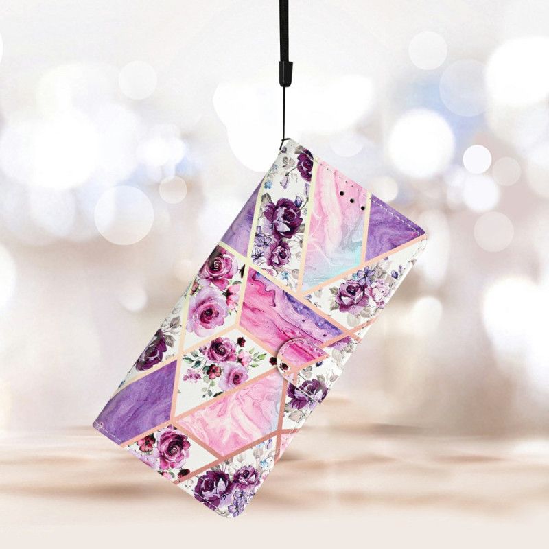 Kotelot Xiaomi 15 Violetti Kukkakuvio