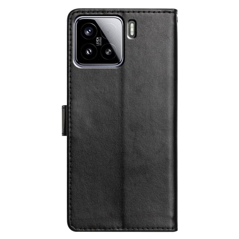 Kotelot Xiaomi 15 Yksinkertainen Keinonahkainen Ranneke