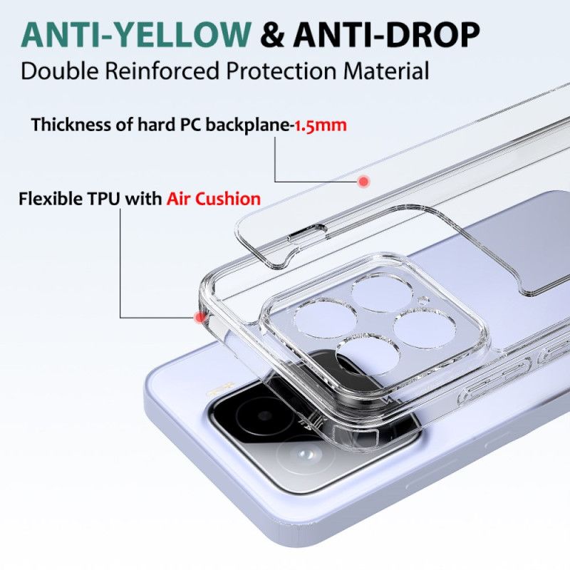 Kuori Xiaomi 15 Läpinäkyvä Iskunkestävä Suoja