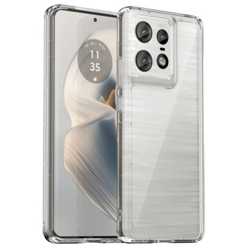 Kuori Motorola Edge 50 Pro Läpinäkyvät Galvanoidut Painikkeet
