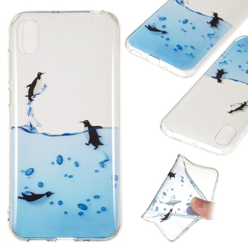 Kuori Huawei Y5 2019 Läpinäkyvä Pingviinipeli