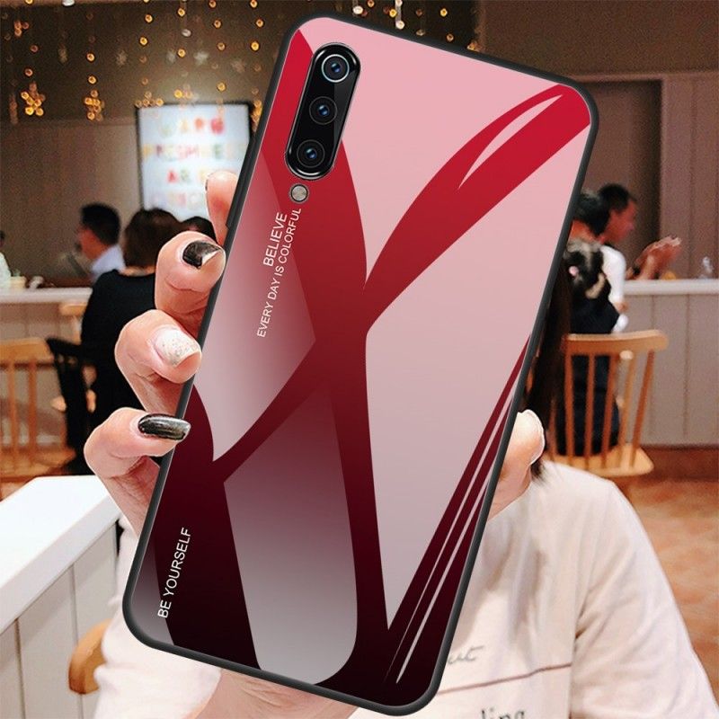 Kuori Xiaomi Mi 9 Vihreä Punainen Galvanoitu Väri Suojakuori