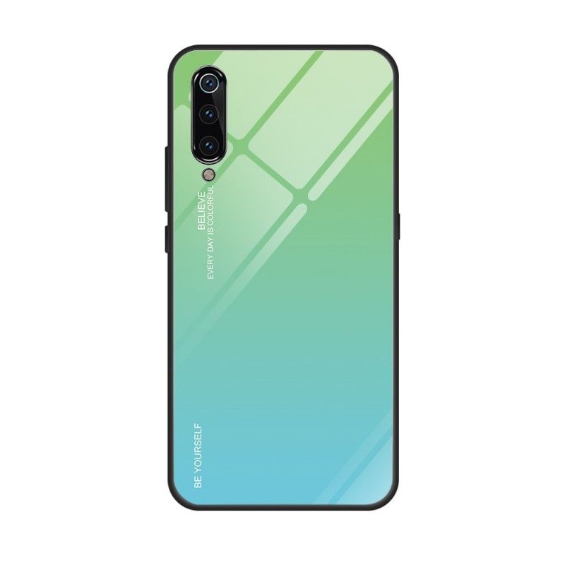 Kuori Xiaomi Mi 9 Vihreä Punainen Galvanoitu Väri Suojakuori