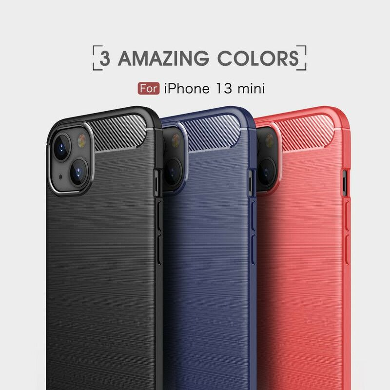 Kuori Case iPhone 13 Mini Puhelinkuoret Harjattua Hiilikuitua