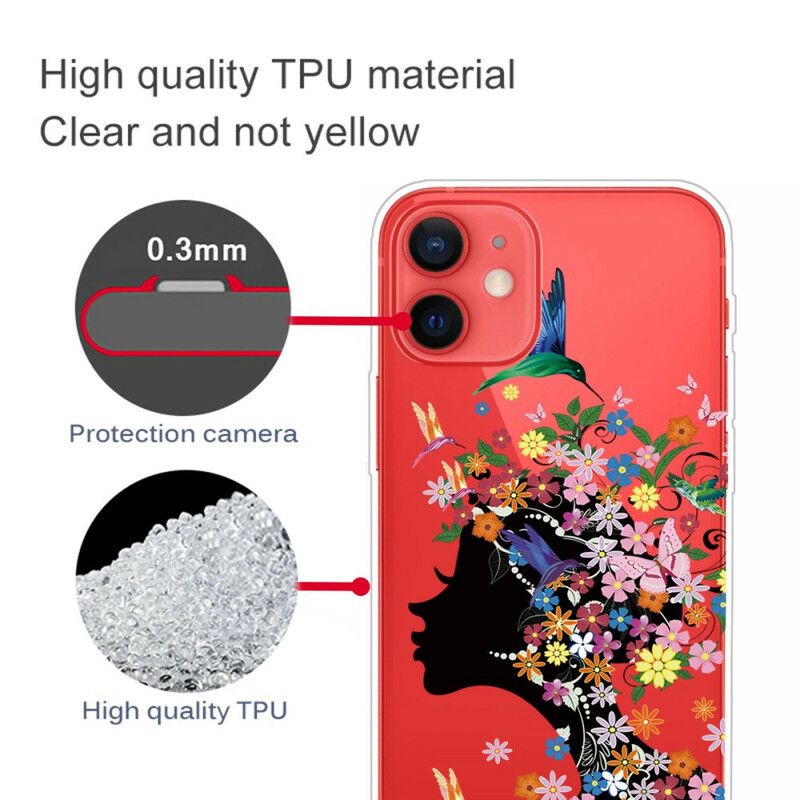 Kuori Case iPhone 13 Mini Puhelinkuoret Kaunis Kukkapää
