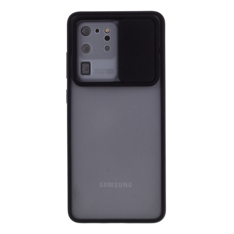 Case Kuoret Samsung Galaxy S20 Ultra Punainen Musta Puhelinkuoret Hybridi Suojaa Valokuvamoduulia