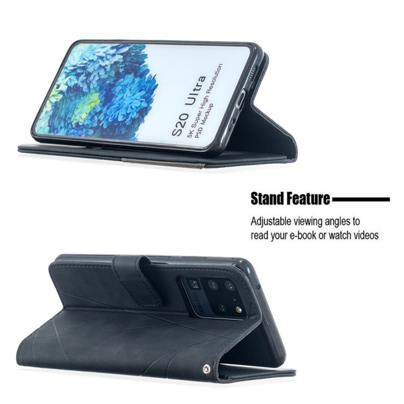 Suojakuori Samsung Galaxy S20 Ultra Harmaa Musta Binfen-Värikolmiot