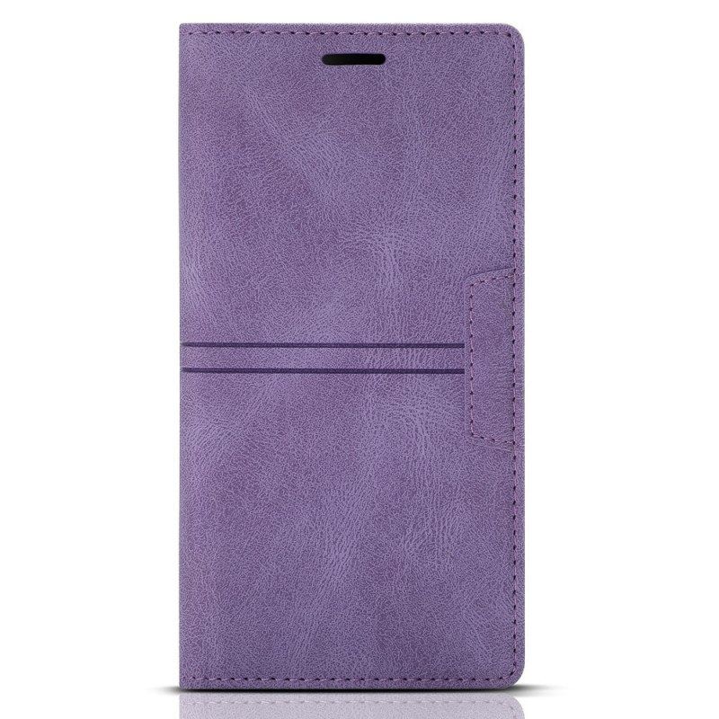 Puhelinkuoret Samsung Galaxy S22 5G Kotelot Flip Tyylikäs Nahkaompelumagneettinen Lukko