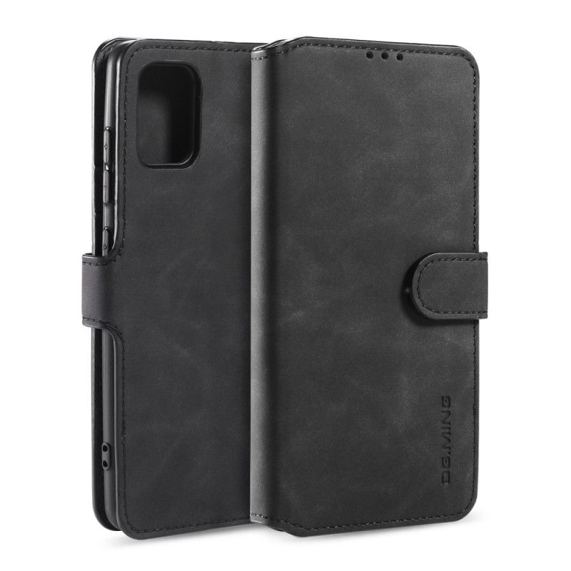 Suojakuori Samsung Galaxy A71 Harmaa Musta Retro Dg. Vaimennus