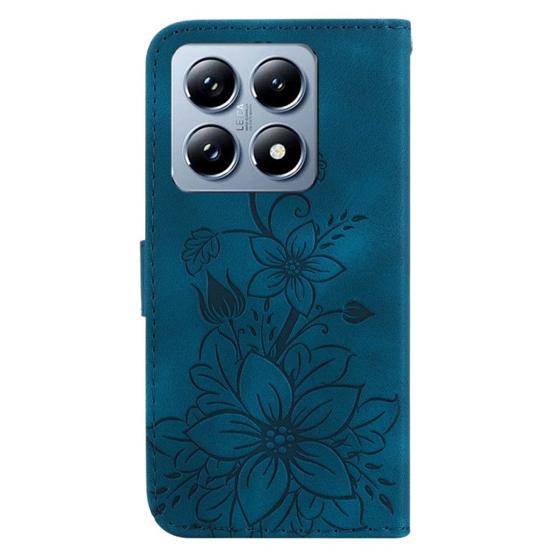 Kotelot Xiaomi 14t Pro Lilja Painettu Suojakuori