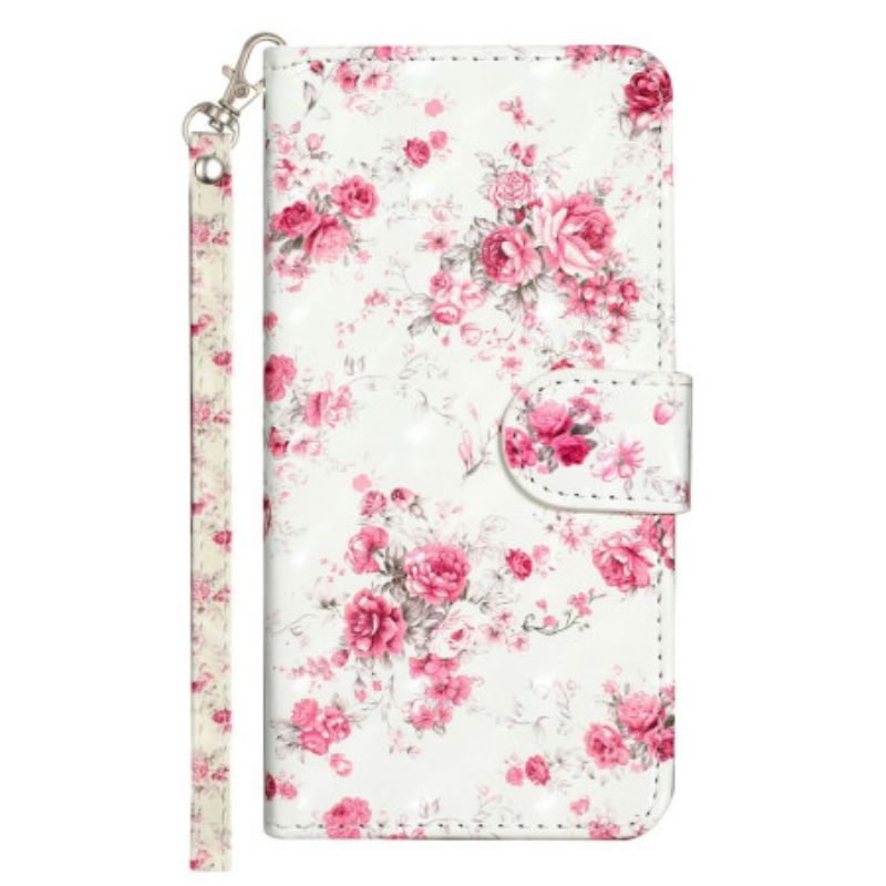 Kotelot Xiaomi 14t Pro Strap Roses Suojakuori